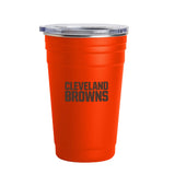 Cleveland Browns 22oz Flipside Stainless Cup - Logo Brands - Flyclothing LLC