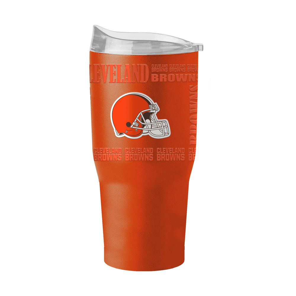 Cleveland Browns 30oz Replay Powder Coat Tumbler - Logo Brands - Flyclothing LLC