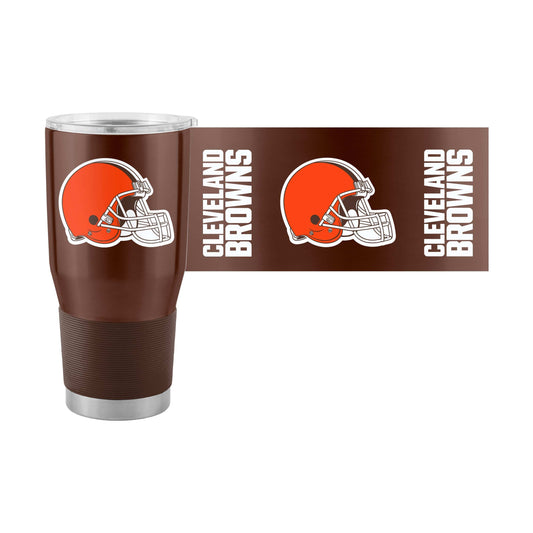 Cleveland Browns Brown 30oz Gameday Stainless Steel Tumbler - Logo Brands - Flyclothing LLC