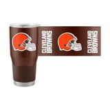 Cleveland Browns Brown 30oz Gameday Stainless Steel Tumbler - Logo Brands - Flyclothing LLC