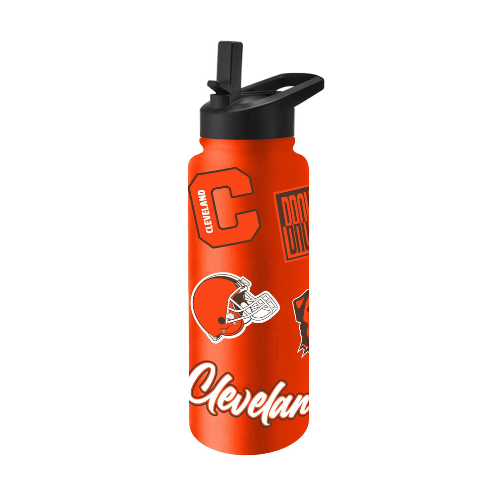 Cleveland Browns 34oz Dreamweave Quencher Bottle - Logo Brands - Flyclothing LLC