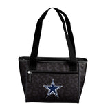 Dallas Cowboys Leopard Print 16 Can Cooler Tote - Logo Brands - Flyclothing LLC