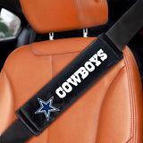 NFL - Dallas Cowboys Embroidered Seatbelt Pad - Pair - Logo Brands - Flyclothing LLC