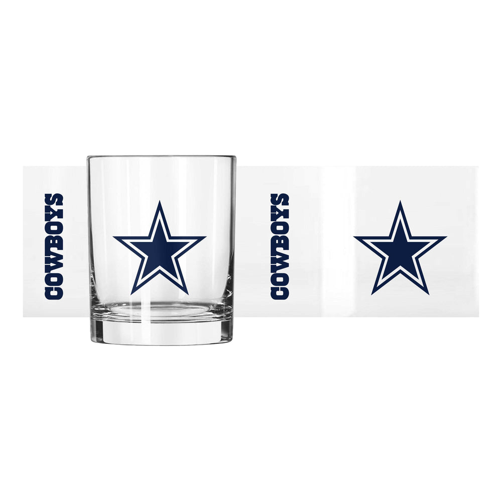Dallas Cowboys 14oz Gameday Rocks Glass - Logo Brands - Flyclothing LLC