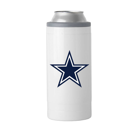 Dallas Cowboys Letterman 12 oz Slim Can Coolie - Logo Brands - Flyclothing LLC