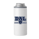 Dallas Cowboys Letterman 12 oz Slim Can Coolie - Logo Brands - Flyclothing LLC