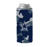 Dallas Cowboys Camo Swagger 12oz Slim Can Coolie - Logo Brands - Flyclothing LLC