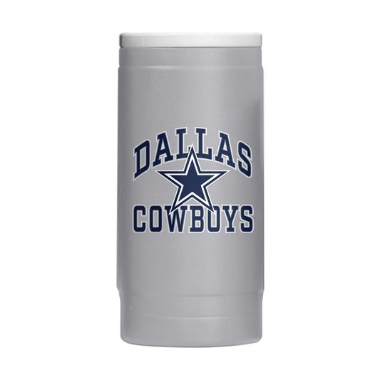 Dallas Cowboys 12oz Athletic Powdercoat SlimCan Coolie - Logo Brands - Flyclothing LLC