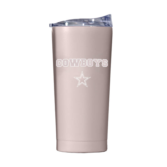Dallas Cowboys 20oz Stencil Powder Coat Tumbler - Logo Brands - Flyclothing LLC