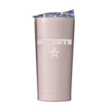 Dallas Cowboys 20oz Stencil Powder Coat Tumbler - Logo Brands - Flyclothing LLC