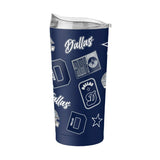 Dallas Cowboys 20oz Dreamweave Powder Coat Tumbler - Logo Brands - Flyclothing LLC