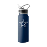 Dallas Cowboys 25oz SINGLE WALL FLIP TOP STAINLESS BOTTLE - Logo Brands - Flyclothing LLC