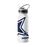 Dallas Cowboys 25oz Hype SingleWall FlipTop Bottle - Logo Brands - Flyclothing LLC