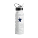 Dallas Cowboys 25oz Replay SingleWall FlipTop Bottle - Logo Brands - Flyclothing LLC