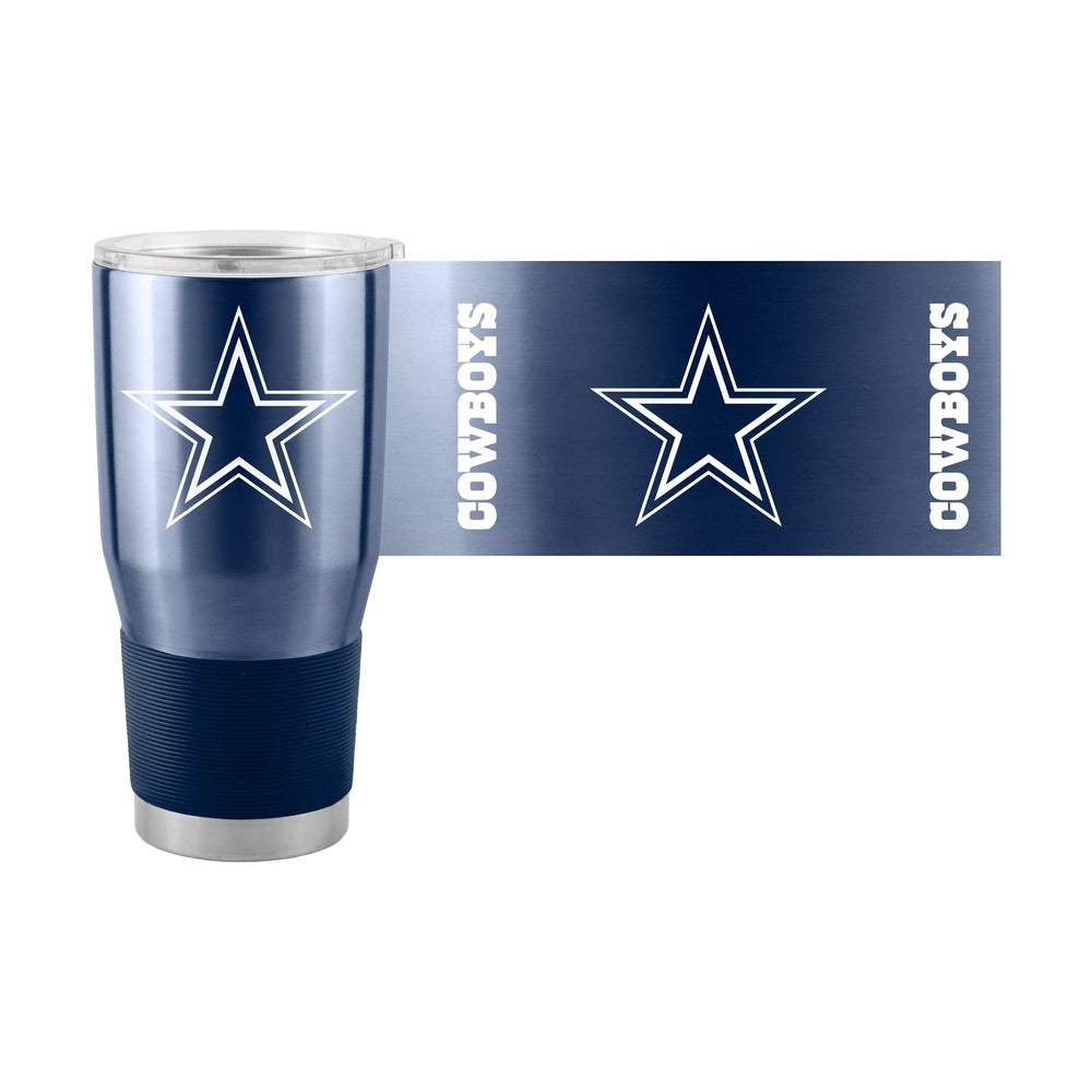 Dallas Cowboys Black 30oz Gameday Stainless Steel Tumbler - Logo Brands - Flyclothing LLC