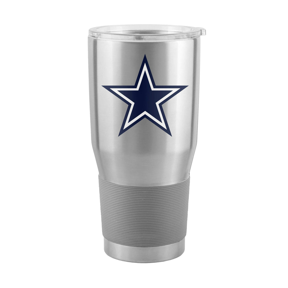 Dallas Cowboys Silver 30oz Gameday Stainless Steel Tumbler - Logo Brands - Flyclothing LLC