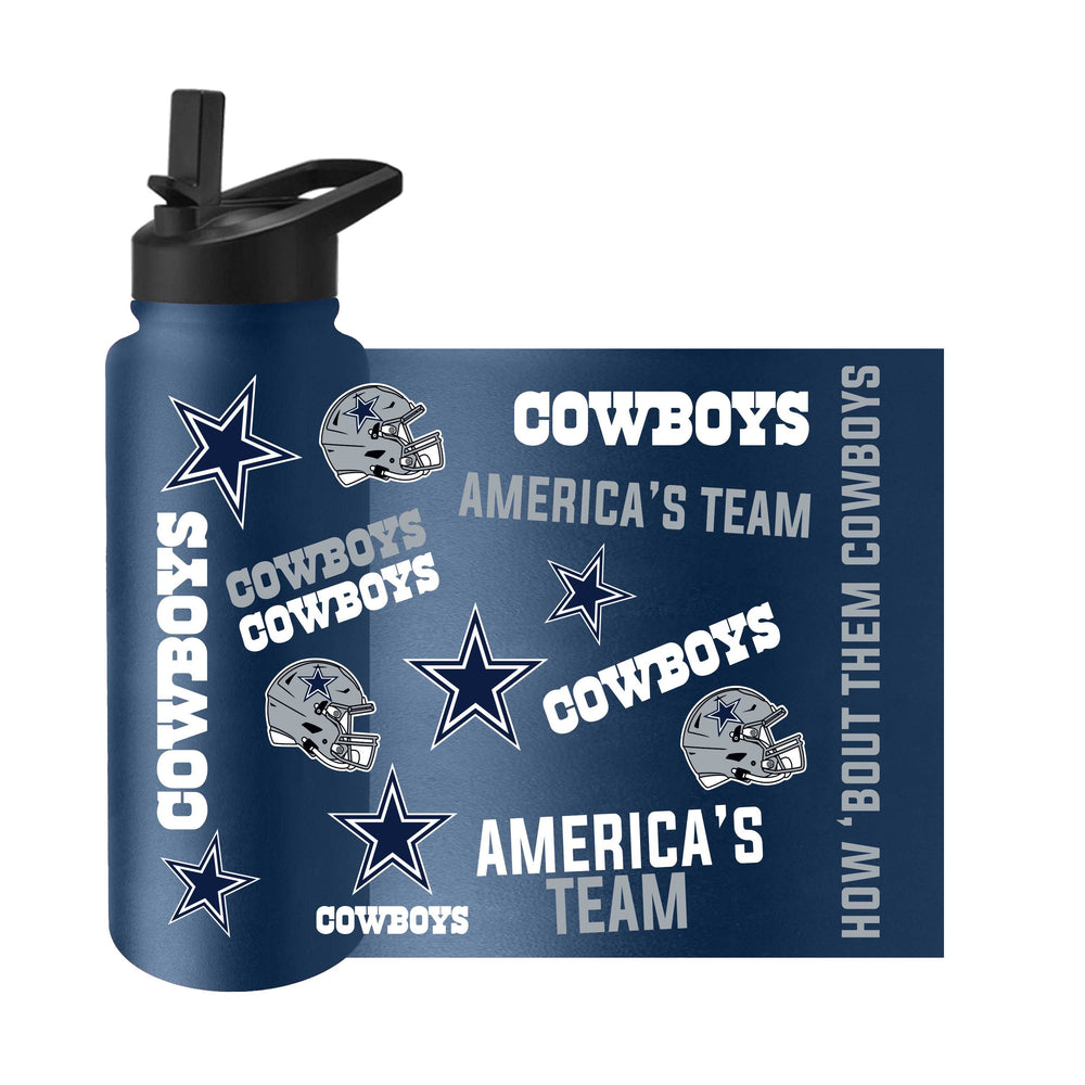 Dallas Cowboys 34oz Native Quencher Bottle - Logo Brands - Flyclothing LLC