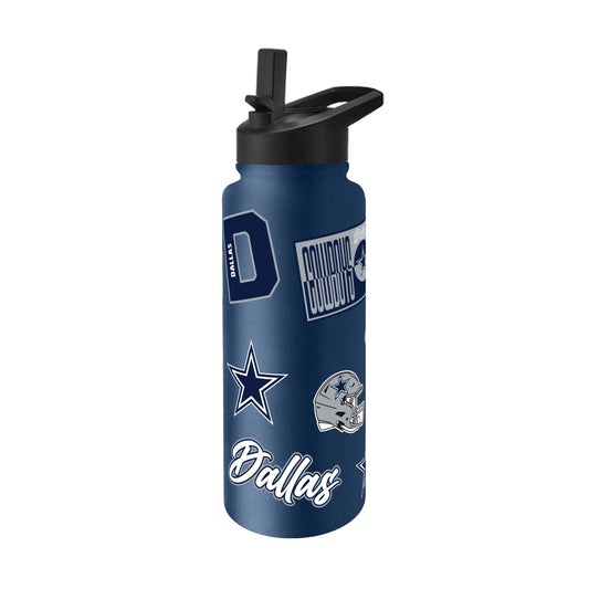 Dallas Cowboys 34oz Dreamweave Quencher Bottle - Logo Brands - Flyclothing LLC