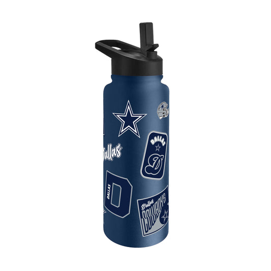 Dallas Cowboys 34oz Dreamweave Quencher Bottle - Logo Brands - Flyclothing LLC