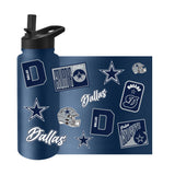 Dallas Cowboys 34oz Dreamweave Quencher Bottle - Logo Brands - Flyclothing LLC