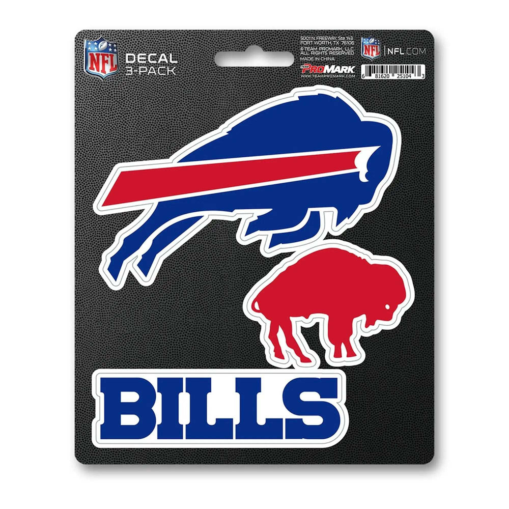Buffalo Bills 3 Piece Decal Sticker Set - Buffalo Bills - Flyclothing LLC