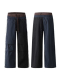 Men's Double-Waisted Straight-Leg Cargo Pants - Trendsi - Flyclothing LLC