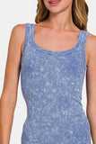 Zenana Ribbed Scoop Neck Tank - Trendsi - Flyclothing LLC