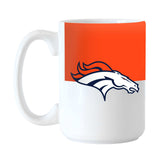 Denver Broncos 15oz Colorblock Sublimated Mug - Logo Brands - Flyclothing LLC