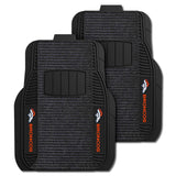 NFL - Denver Broncos 2-pc Deluxe Car Mat Set - Logo Brands - Flyclothing LLC