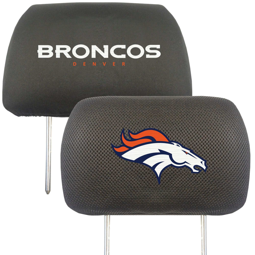 NFL - Denver Broncos Head Rest Cover - Logo Brands - Flyclothing LLC