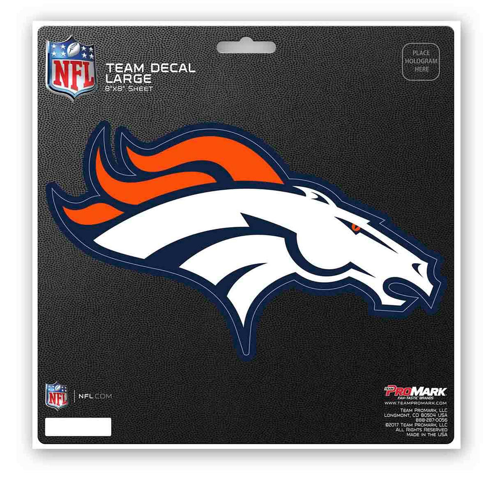 NFL - Denver Broncos Large Decal - Logo Brands - Flyclothing LLC
