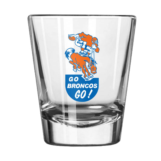 Denver Broncos 2oz Retro Shot Glass - Logo Brands - Flyclothing LLC