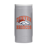 Denver Broncos 12oz Athletic Powdercoat SlimCan Coolie - Logo Brands - Flyclothing LLC