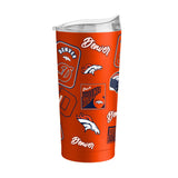 Denver Broncos 20oz Dreamweave Powder Coat Tumbler - Logo Brands - Flyclothing LLC