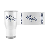 Denver Broncos White 30oz Gameday Stainless Steel Tumbler - Logo Brands - Flyclothing LLC