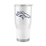 Denver Broncos White 30oz Gameday Stainless Steel Tumbler - Logo Brands - Flyclothing LLC