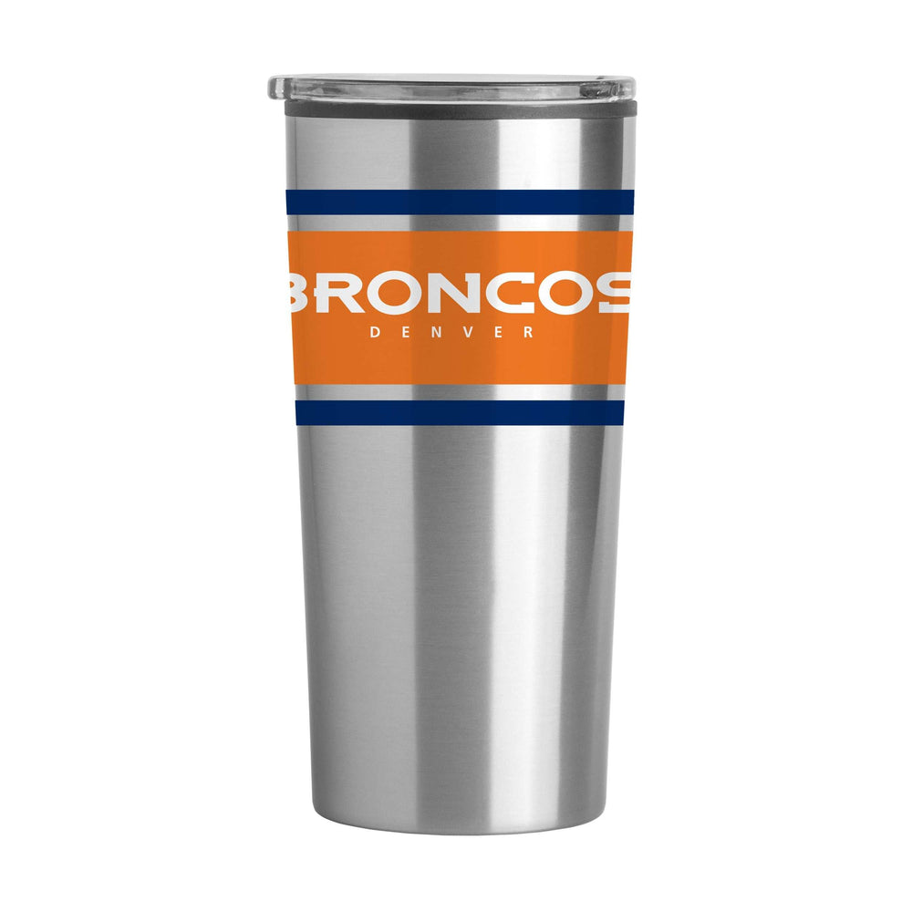 Denver Broncos Stripe 20 oz Fusion Tumbler - Logo Brands - Flyclothing LLC