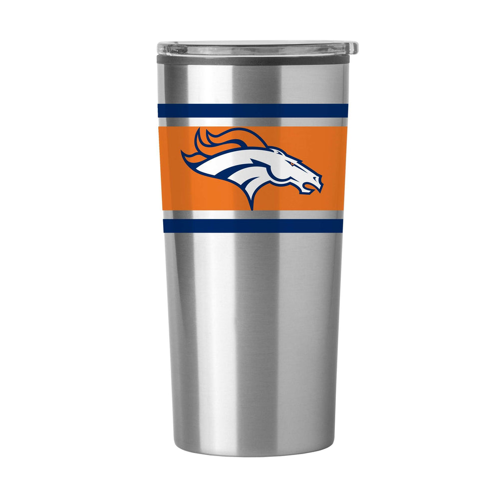 Denver Broncos Stripe 20 oz Fusion Tumbler - Logo Brands - Flyclothing LLC
