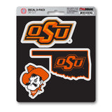 Oklahoma State Cowboys 3 Piece Decal Sticker Set - Oklahoma State - Flyclothing LLC