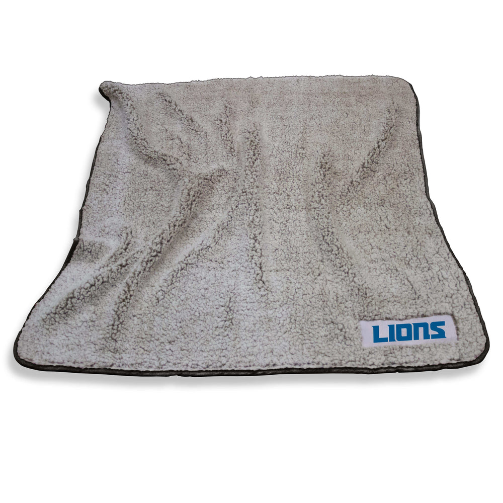 Detroit Lions Black Frosty Fleece - Logo Brands - Flyclothing LLC