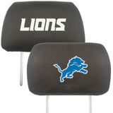 NFL - Detroit Lions Head Rest Cover - Logo Brands - Flyclothing LLC