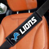 NFL - Detroit Lions Embroidered Seatbelt Pad - Pair - Logo Brands - Flyclothing LLC