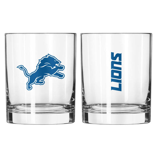 Detroit Lions 14oz Gameday Rocks Glass - Logo Brands - Flyclothing LLC