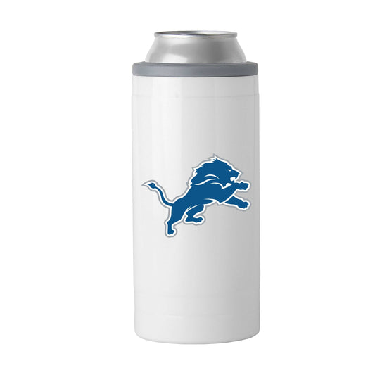 Detroit Lions Letterman 12 oz Slim Can Coolie - Logo Brands - Flyclothing LLC