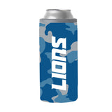 Detroit Lions Camo Swagger 12oz Slim Can Coolie - Logo Brands - Flyclothing LLC