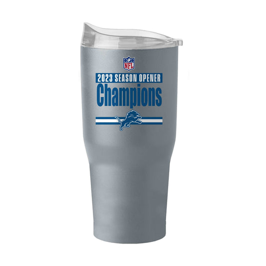 Detroit Lions 2023 Season Opener Winner 30oz Powder Coat Tumbler - Logo Brands - Flyclothing LLC