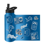 Detroit Lions 34oz Dreamweave Quencher Bottle - Logo Brands - Flyclothing LLC