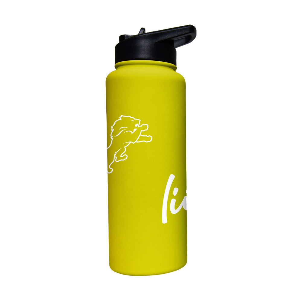Detroit Lions 34oz Cru Bold Soft Touch Quencher - Logo Brands - Flyclothing LLC
