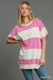 Umgee Mineral Wash ColorBlock Tunic Dress - Trendsi - Flyclothing LLC