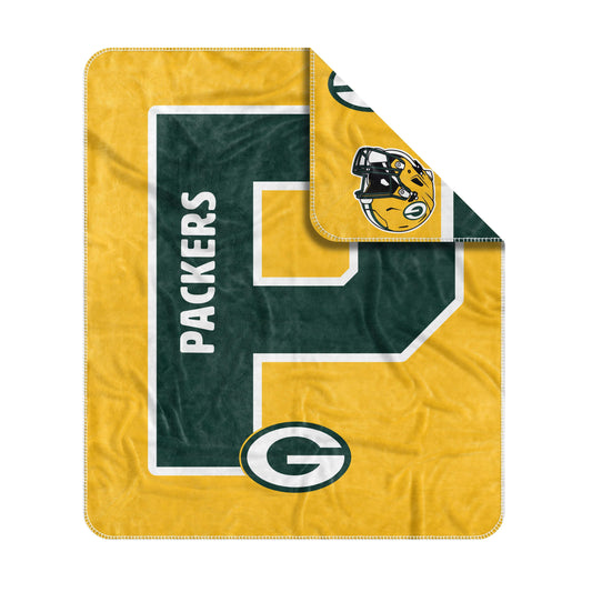 Green Bay Packers Dream Weave Throw 50x60 - Logo Brands - Flyclothing LLC